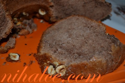 Kakaolu Fındıklı Çok Kabaran Kek Tarifi
